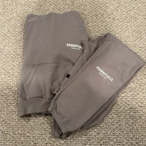 ESSENTIALS FEAR OF GOD Taupe tan Sweatsuit
